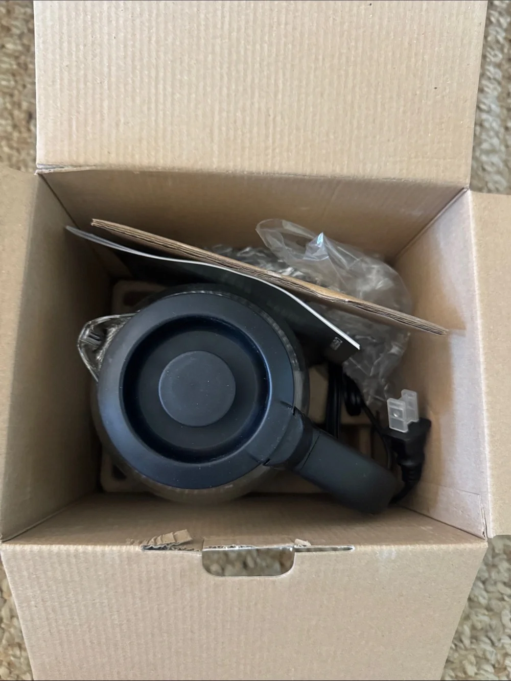 NWT Chefman Fast-Boil 1L Electric Kettle - Black
